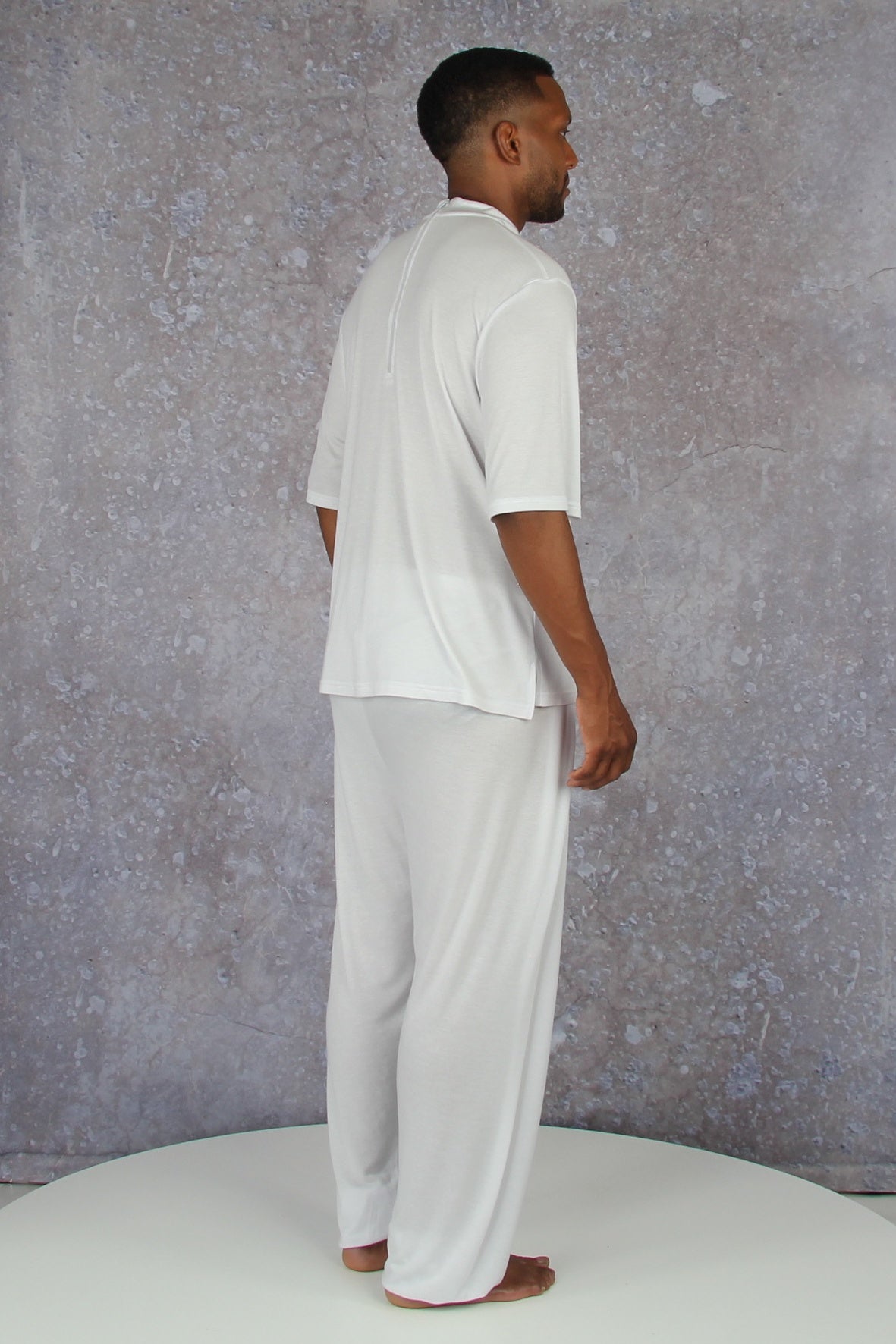 Zweiteiliges Herren-Set aus ultraweichem Tencel - Y-05 Yoga Livestyle Fashion