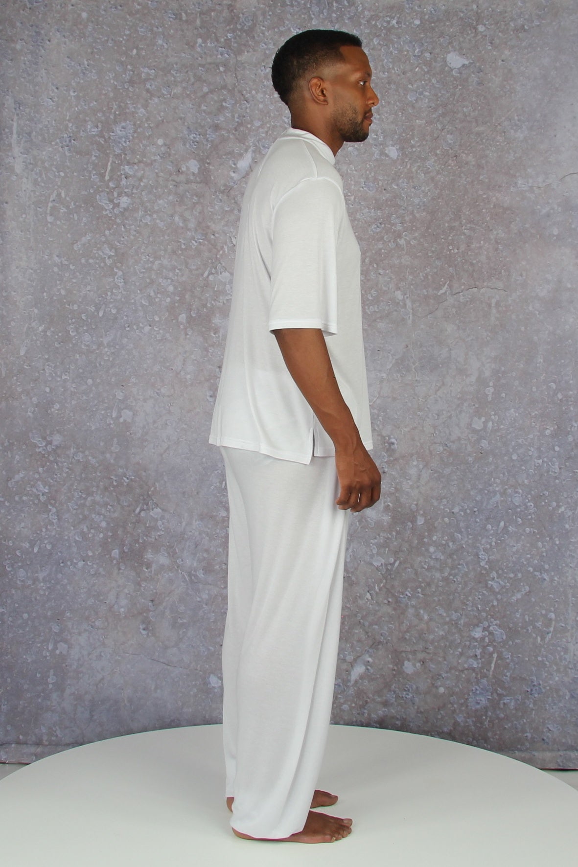 Zweiteiliges Herren-Set aus ultraweichem Tencel - Y-05 Yoga Livestyle Fashion