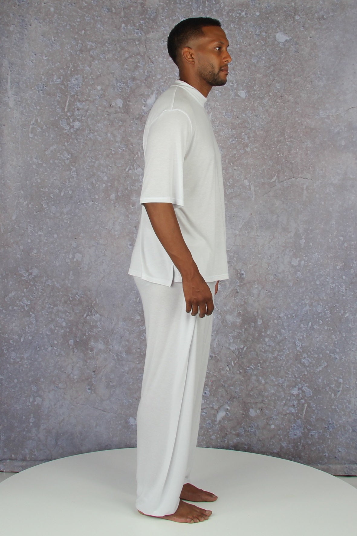 Zweiteiliges Herren-Set aus ultraweichem Tencel - Y-05 Yoga Livestyle Fashion