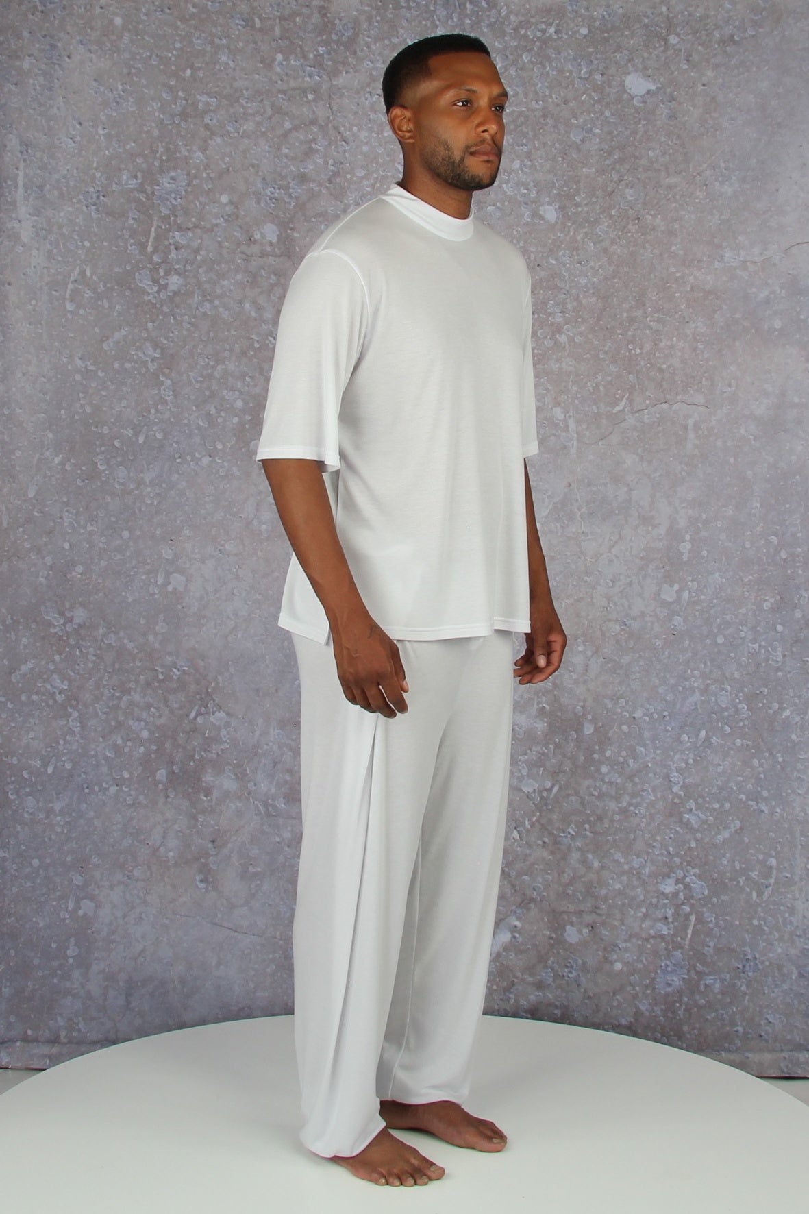 Zweiteiliges Herren-Set aus ultraweichem Tencel - Y-05 Yoga Livestyle Fashion