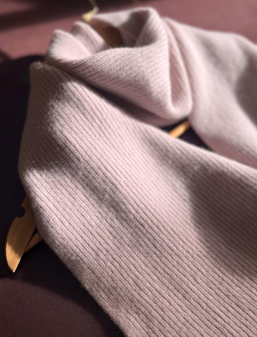 Merino Kaschmir Wollschal in Powder, Freiberg Knitwear