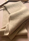 Merino Kaschmir Wollschal in Beige, Freiberg Knitwear