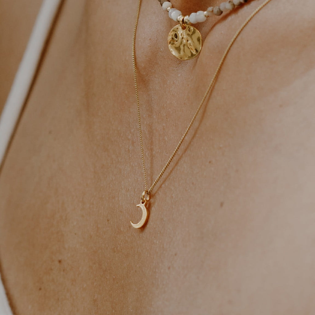 MOON Halskette Gold Lumi Cosi
