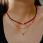 Choker Red Coral Lumi Cosi