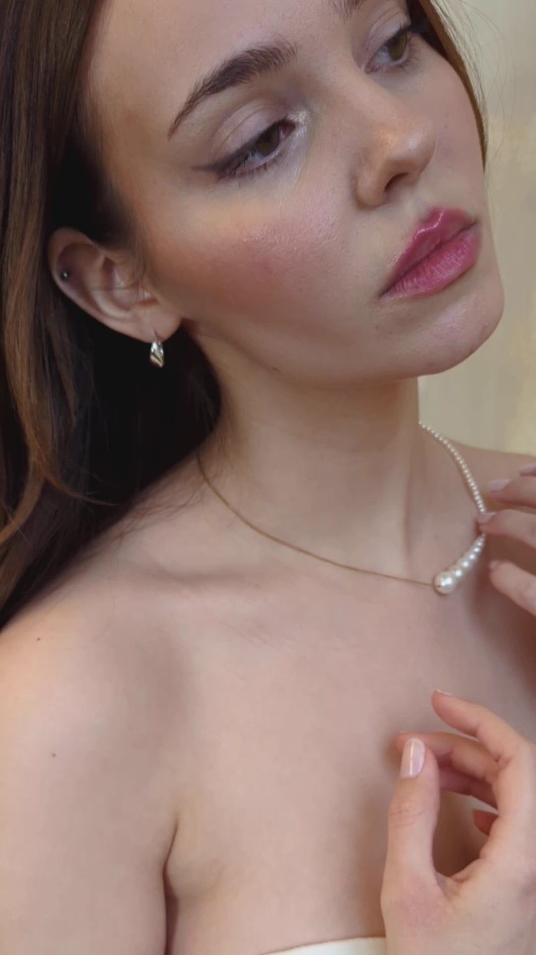 Kette ANNA Süßwasserperlen Collier