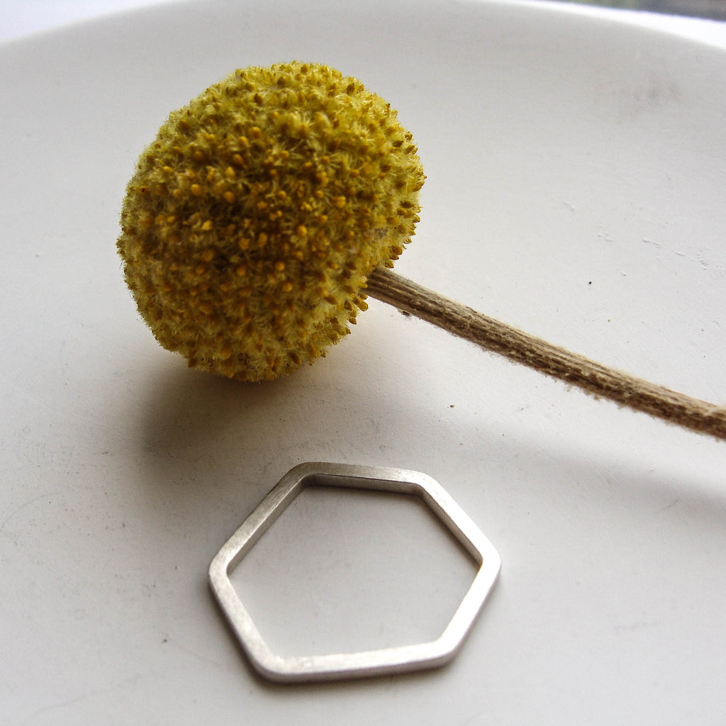 Corners Ring Vierkant Silber Kristin Elm