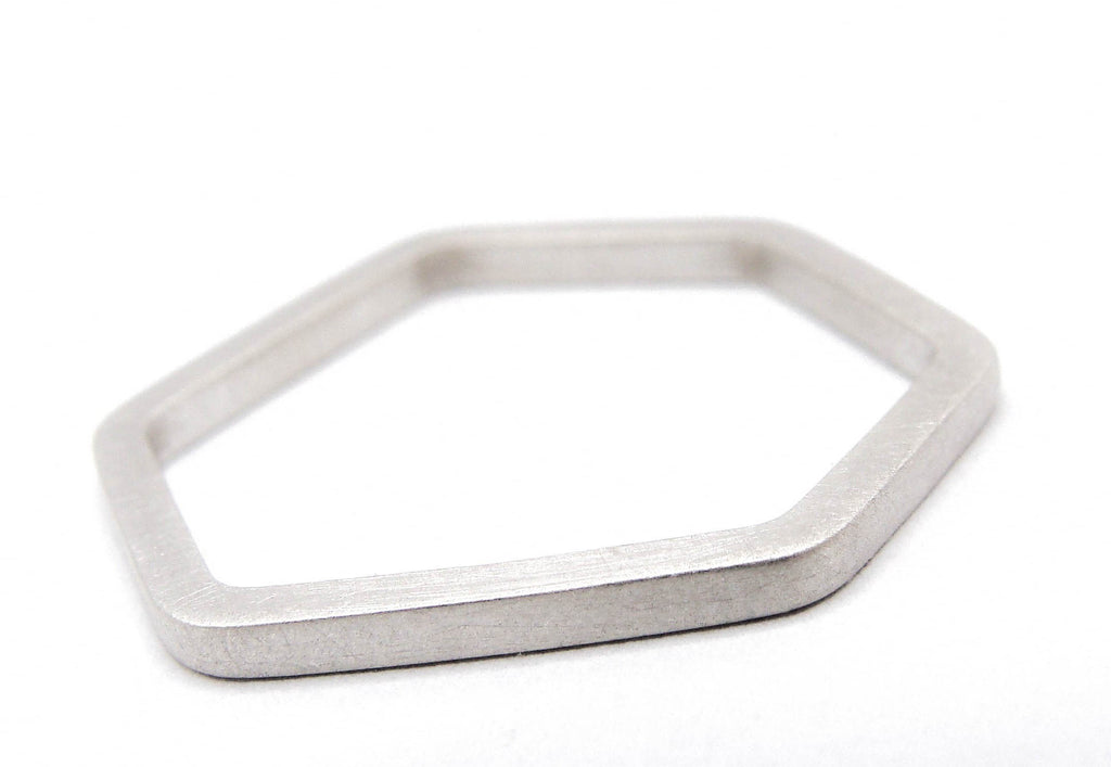 Ring Corner Vierkant Sterlingsilber Kristin Elm