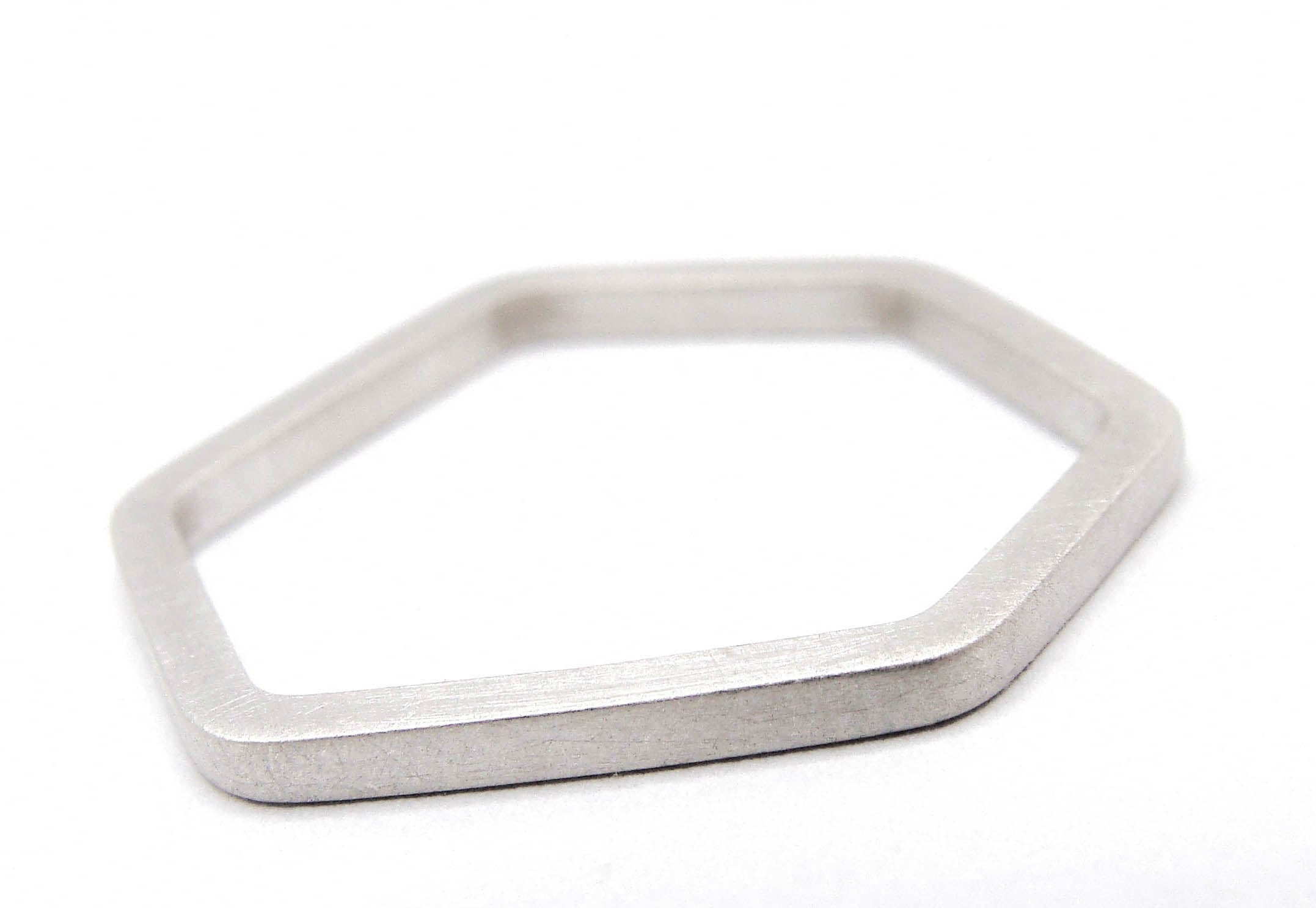 Ring Corner Vierkant Sterlingsilber Kristin Elm
