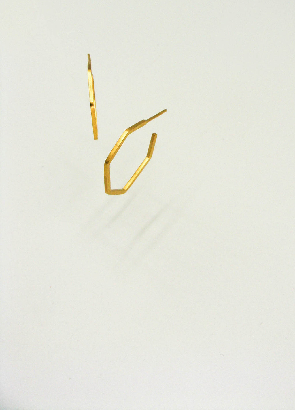 Corners Creolen Vierkant klein Gold Kristin Elm