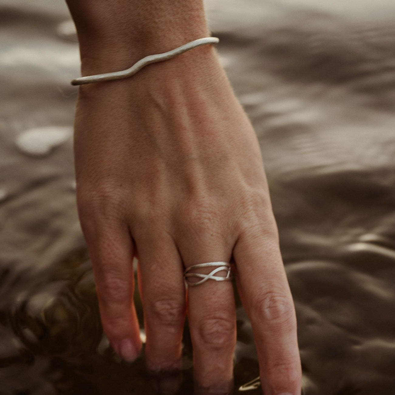 Filigraner Ring Sei du Selbst S